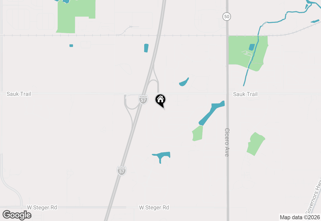 Map of 5257 Arquilla Drive, Richton Park, IL 60471