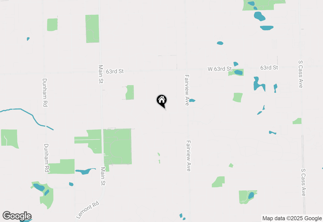 Map of 532 66th Street, Downers Grove, IL 60516