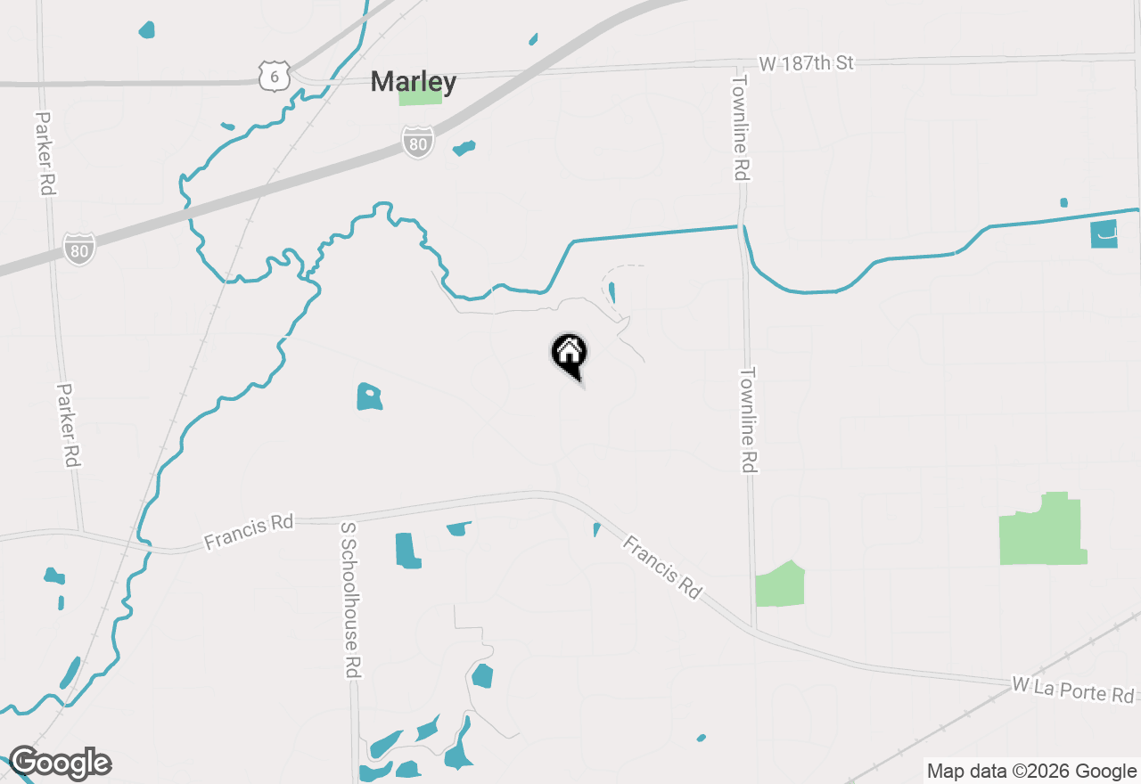 Map of 22341 Boulder Ridge Drive, Mokena, IL 60448