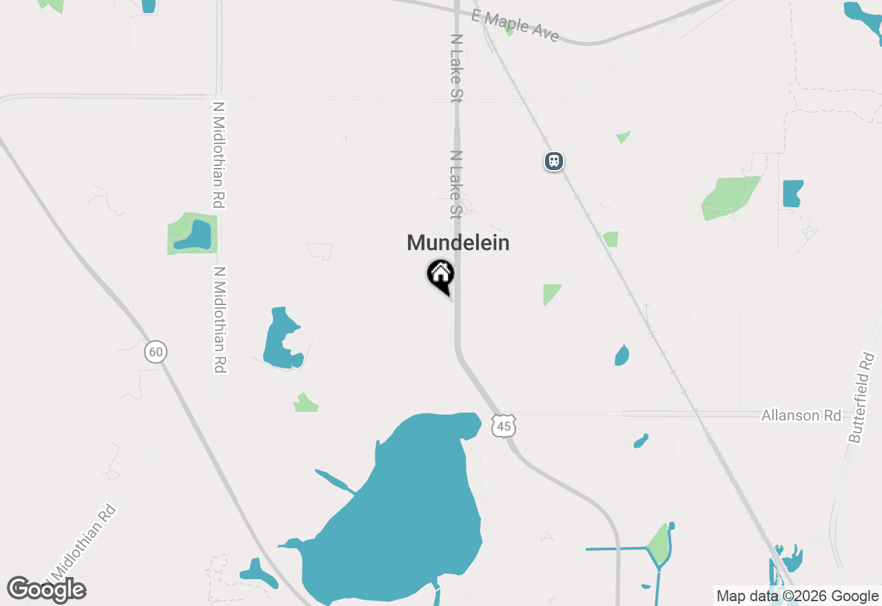 Map of 133 S Lincoln Avenue, Mundelein, IL 60060
