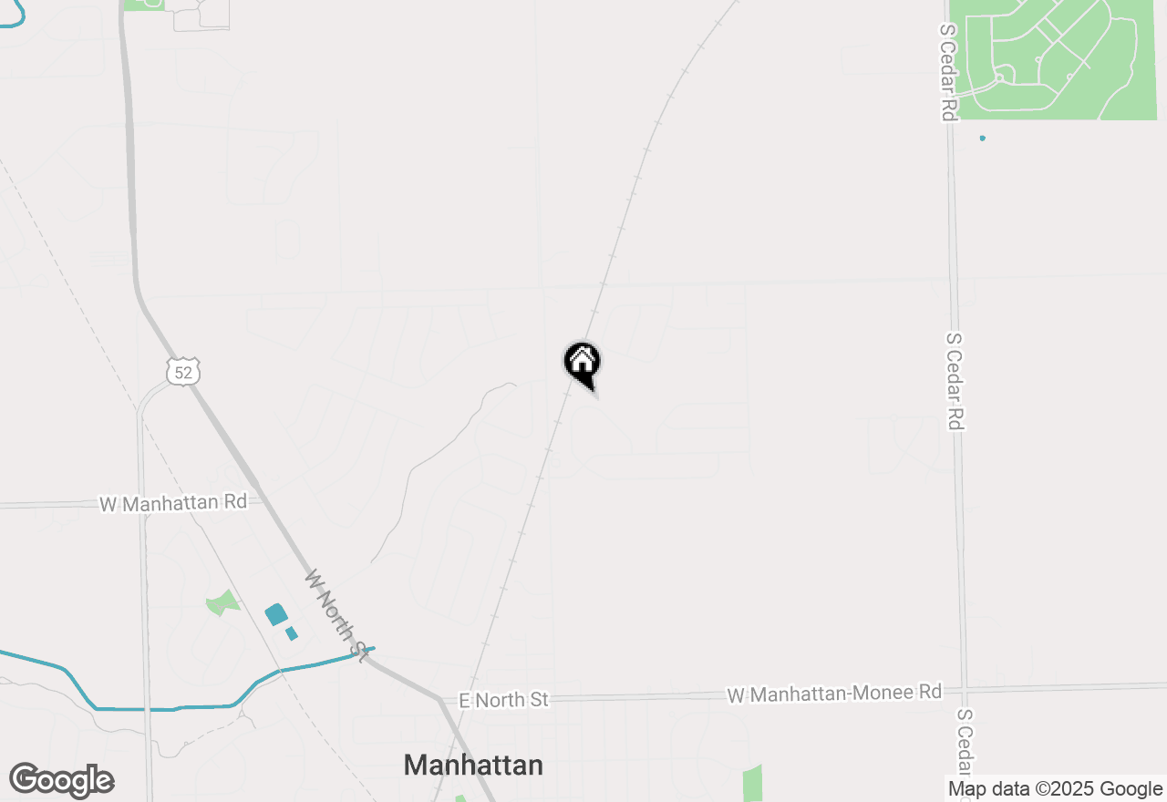 Map of 15102 W Quincy Circle, Manhattan, IL 60442