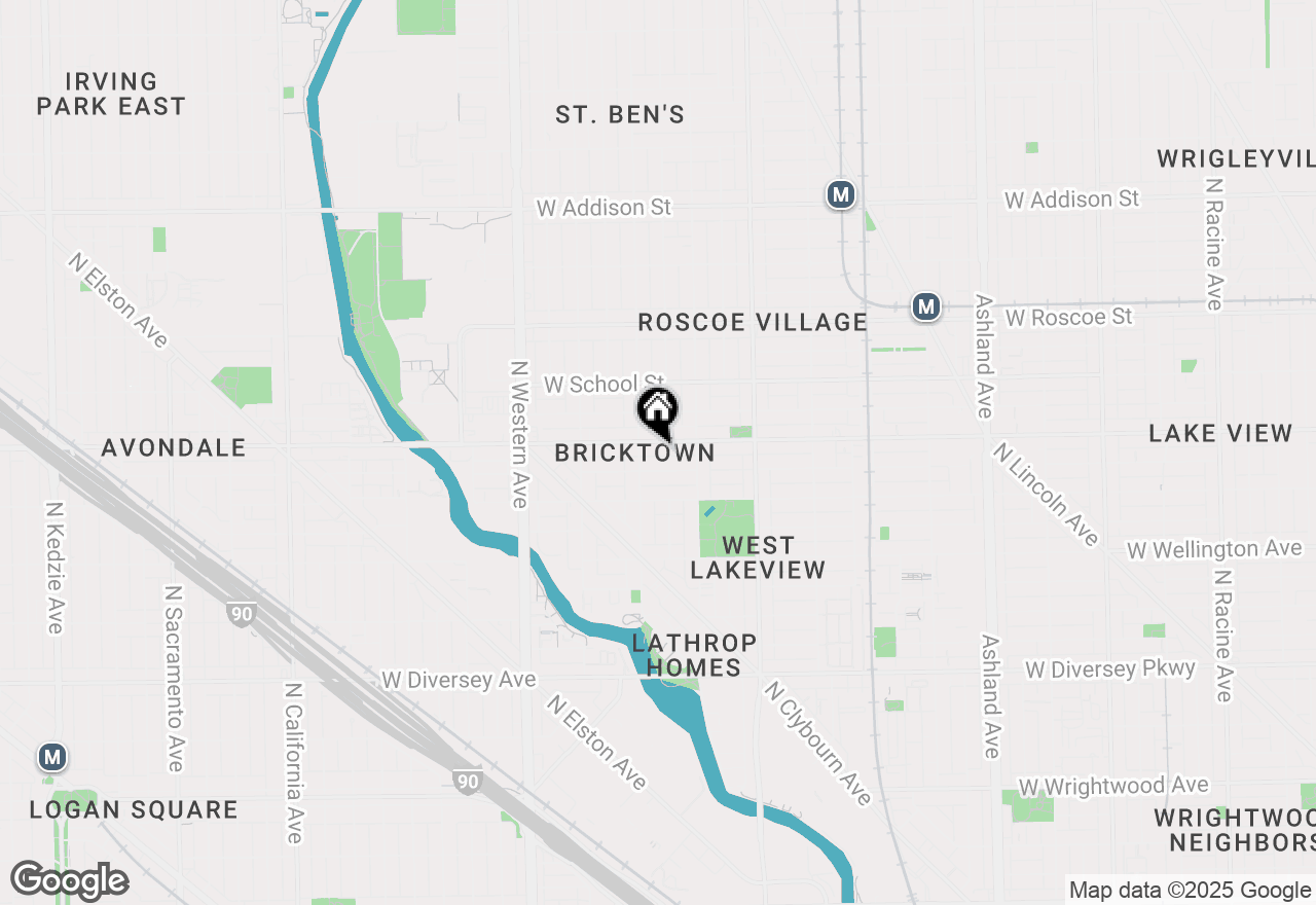 Map of 2141 W Belmont Avenue #3, Chicago, IL 60618