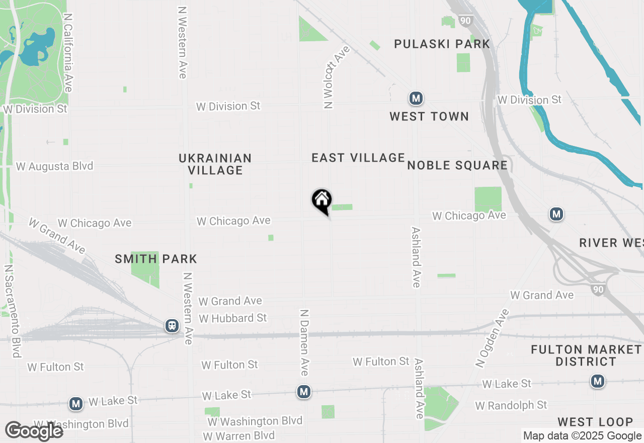 Map of 1919 W Chicago Avenue, Chicago, IL 60622