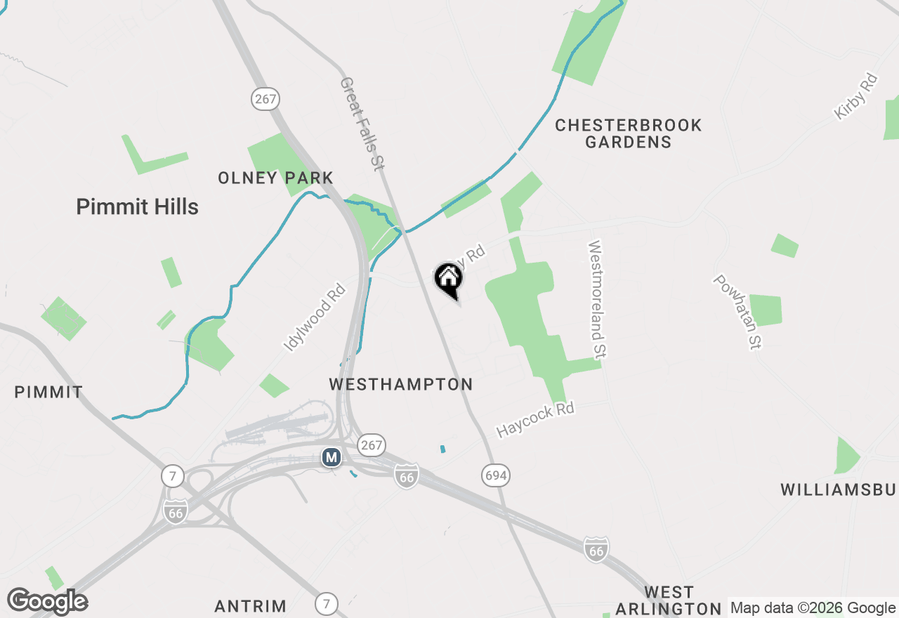 Map of 2009 Gervais Drive, Falls Church, VA 22043