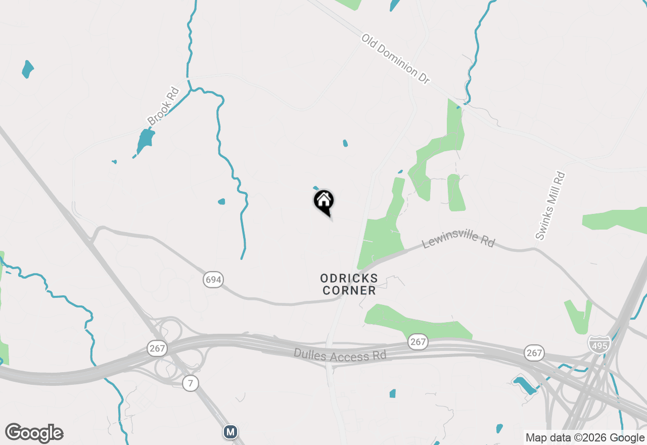 Map of 1204 Hunters Grove Court, Mclean, VA 22102