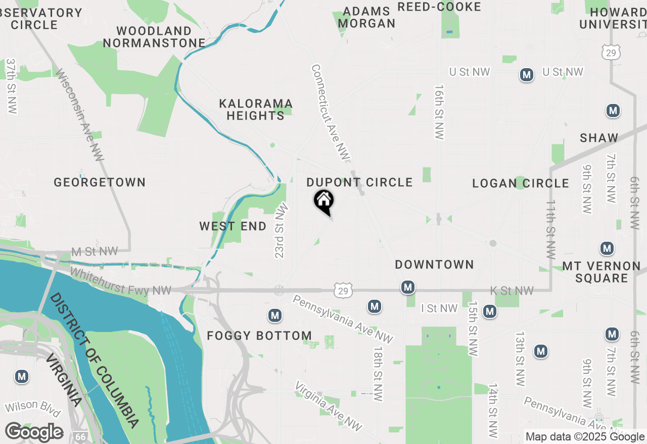 Map of 2022 N Street Nw #A, Washington, DC 20036