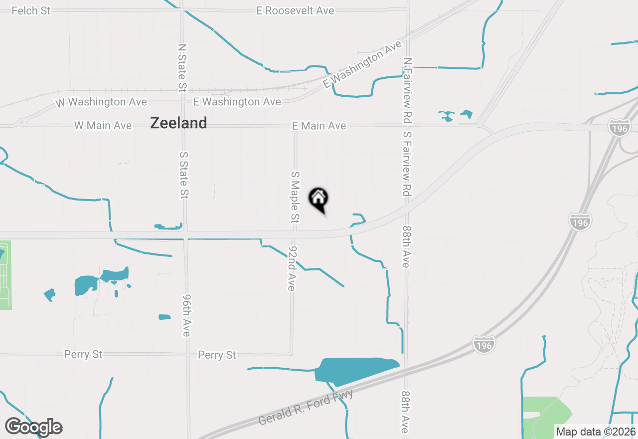 Map of 279 Wall Street, Zeeland, MI 49464