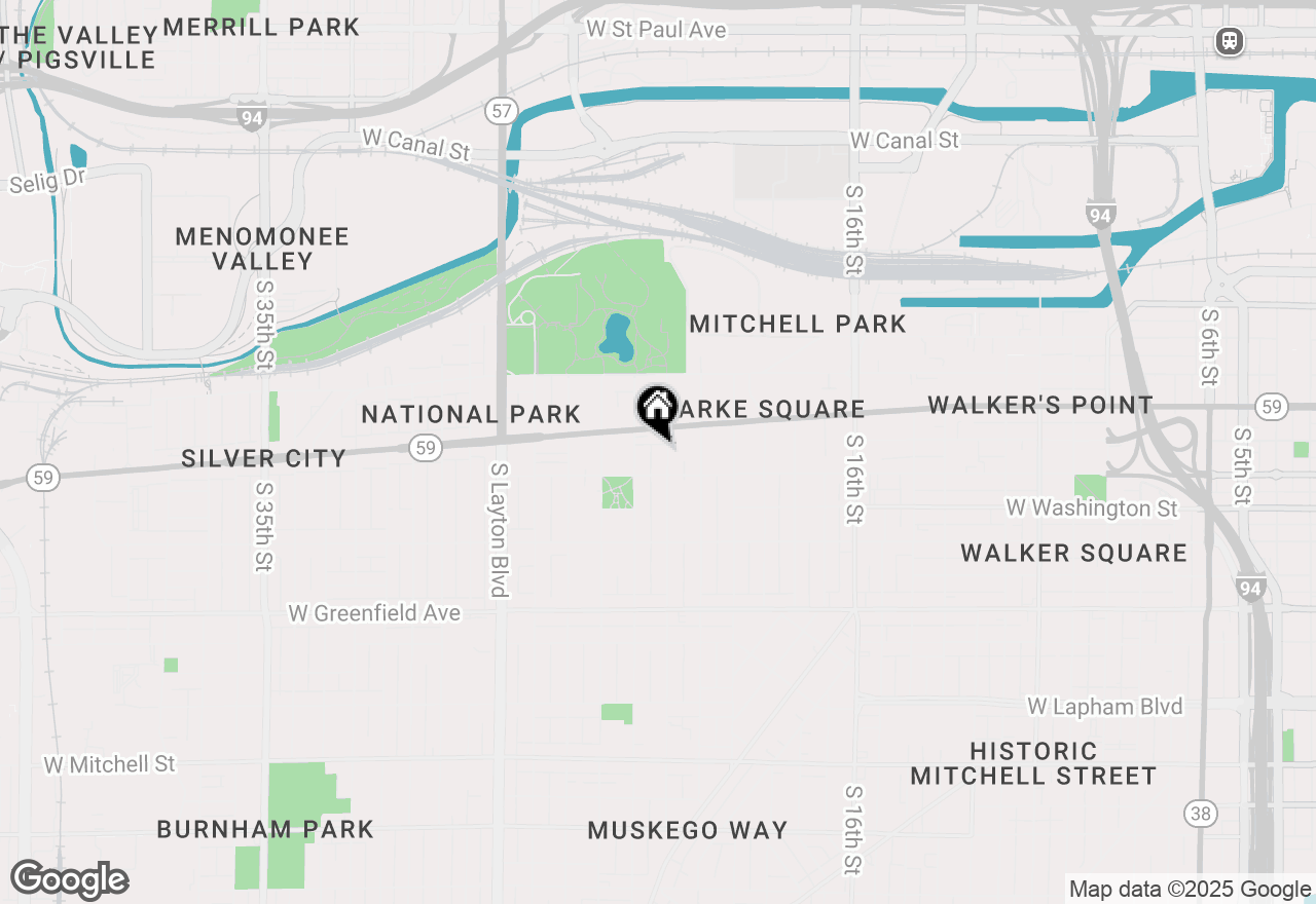 Map of 827-831 S 22nd St, Milwaukee, WI 53204