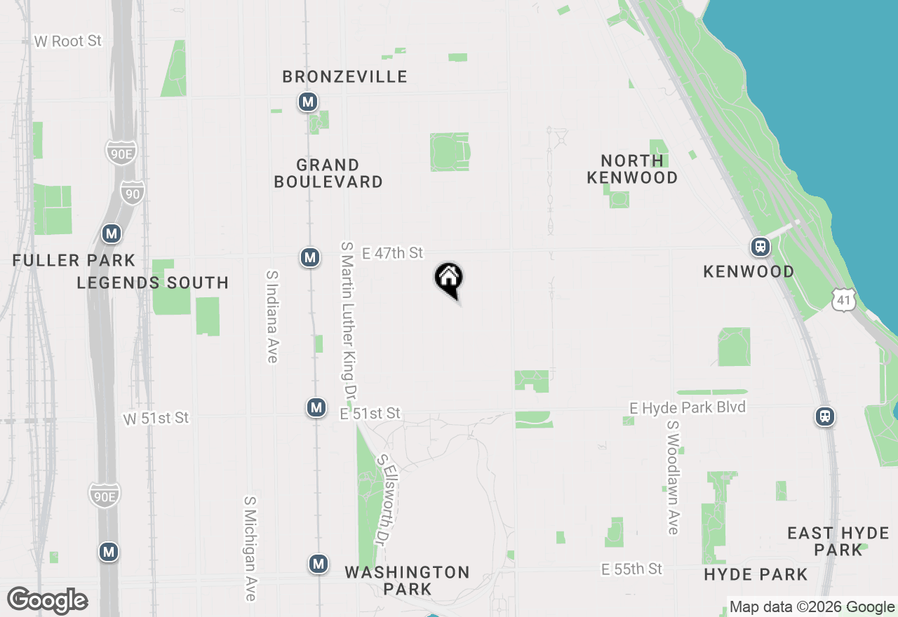 Map of 4824 S Champlain Avenue #4, Chicago, IL 60615