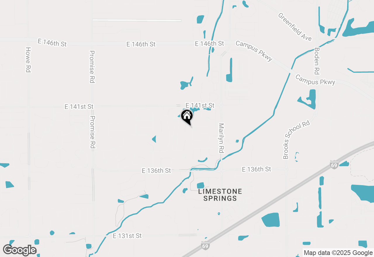 Map of 13965 Palodura Court, Fishers, IN 46038