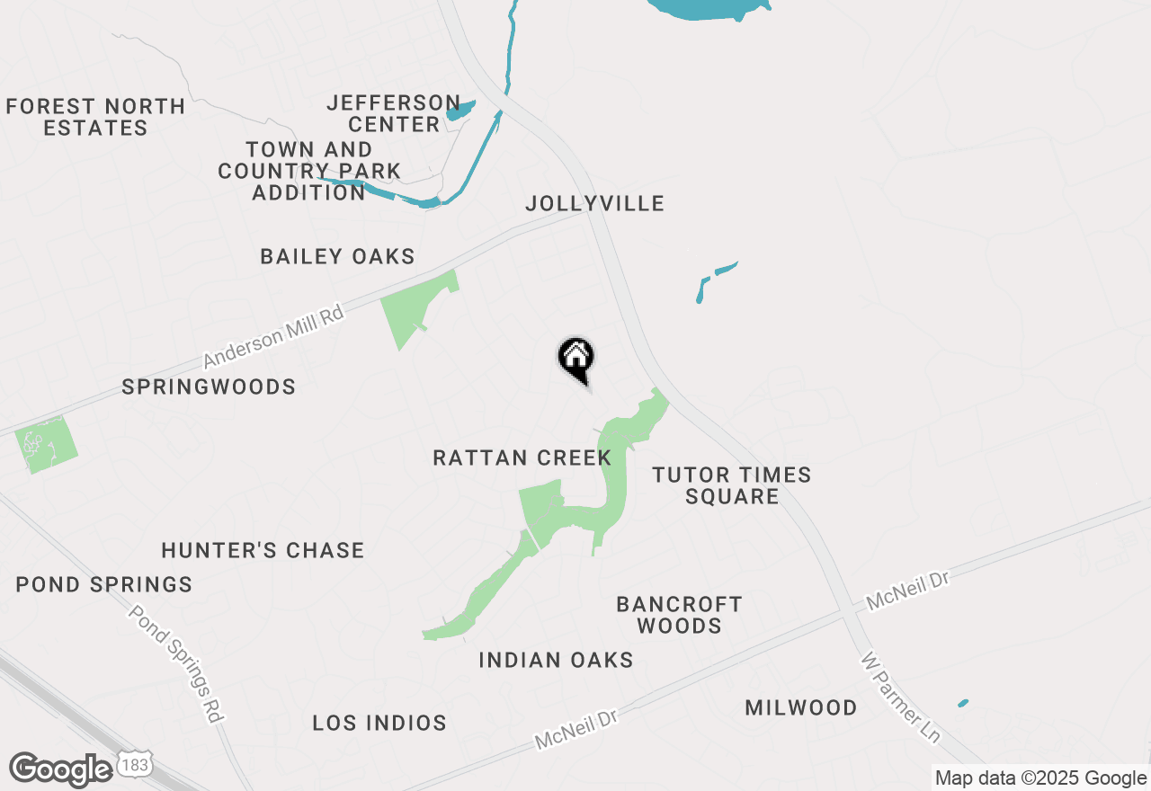 Map of 7502 Montaque Dr, Austin, TX 78729
