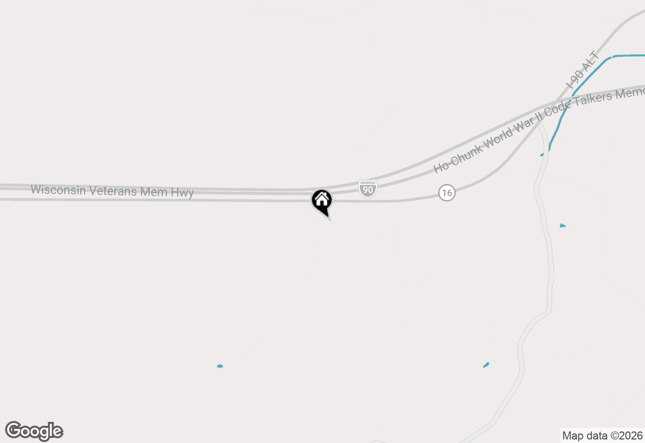 Map of 16410 Hedge Rd, Tomah, WI 54660