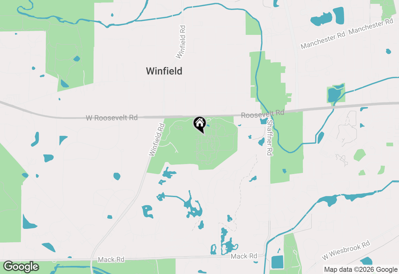 Map of 1S615 Winfield Road, Wheaton, IL 60189