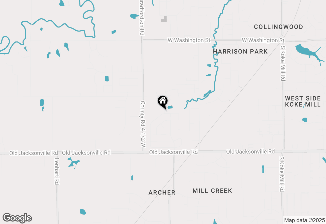 Map of 4319 Creek Drive, Springfield, IL 62711