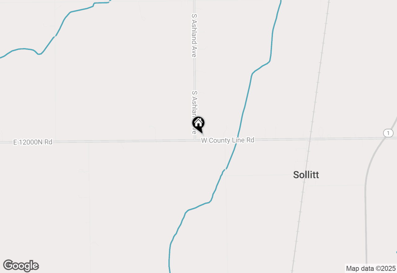 Map of 32649 S Ashland Avenue, Beecher, IL 60401