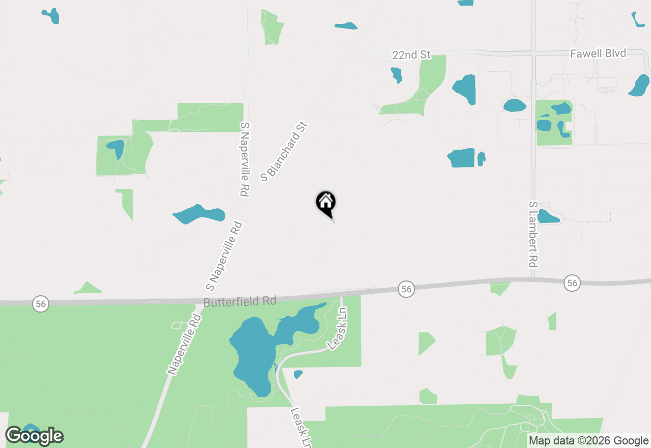 Map of 55 Kensington Circle #201, Wheaton, IL 60189