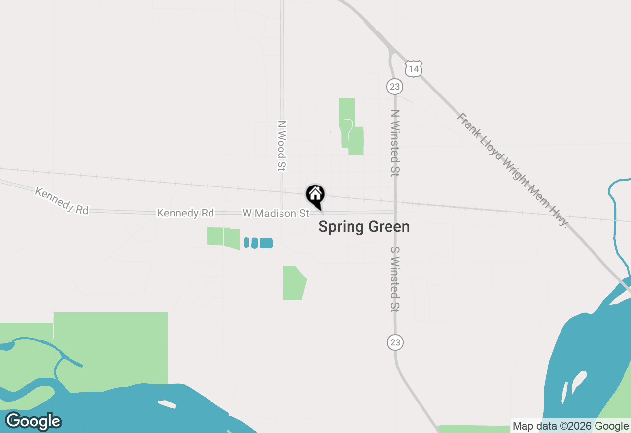 Map of 300 W Madison Street, Spring Green, WI 53588
