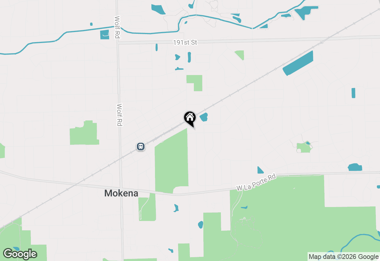 Map of 10746 Willow Avenue, Mokena, IL 60448
