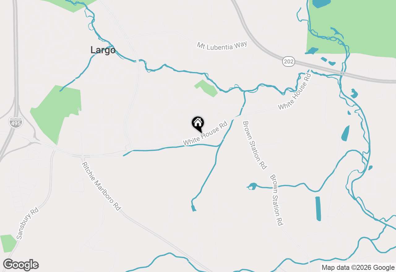 Map of 10810 White House Road, Upper Marlboro, MD 20774