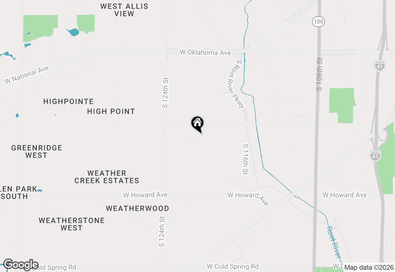 Map of 3532 S 121st Ct, Greenfield, WI 53228