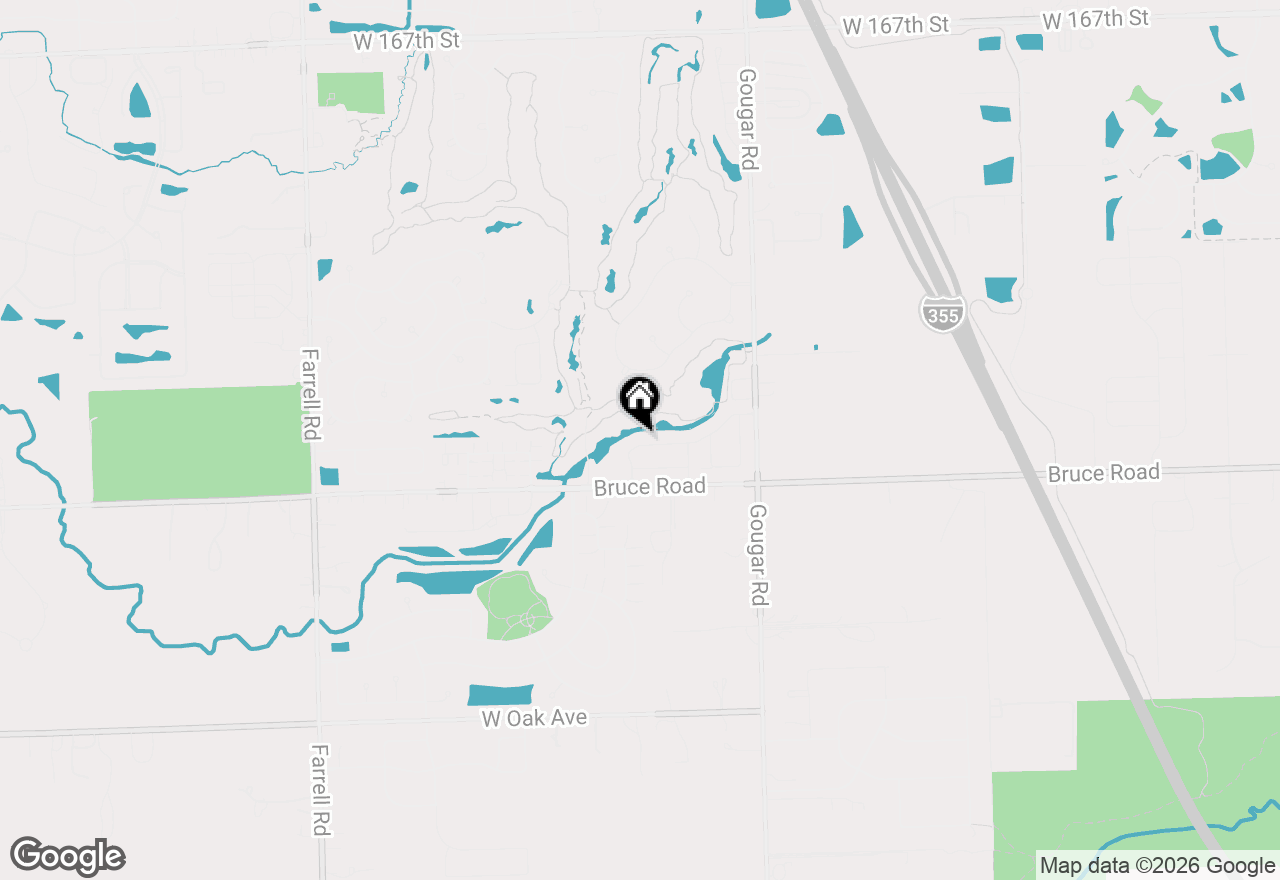 Map of 16148 Golfview Drive, Lockport, IL 60441