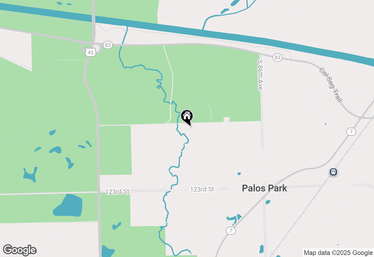 Map of 11905 S Lakewood Avenue, Palos Park, IL 60464