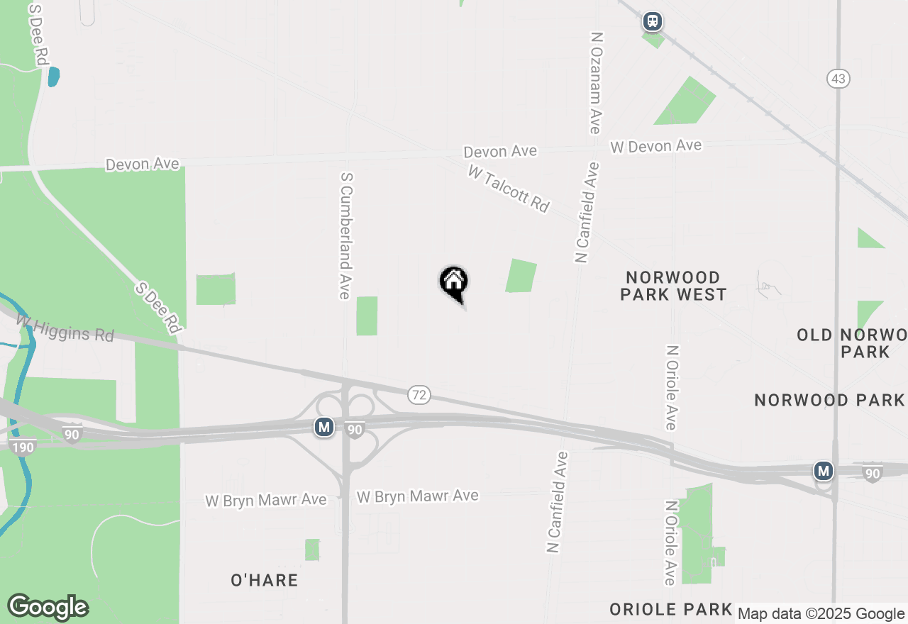 Map of 1705 S Crescent Avenue, Park Ridge, IL 60068