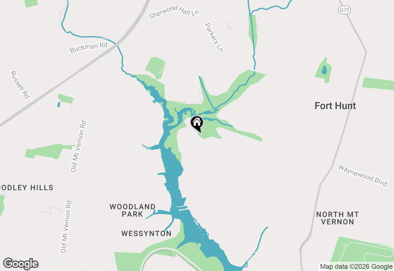 Map of 2612 Stirrup Lane, Alexandria, VA 22308