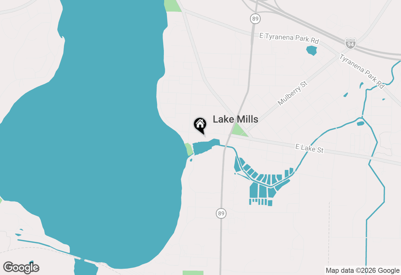 Map of 408 W Lake St #408 1/2, Lake Mills, WI 53551