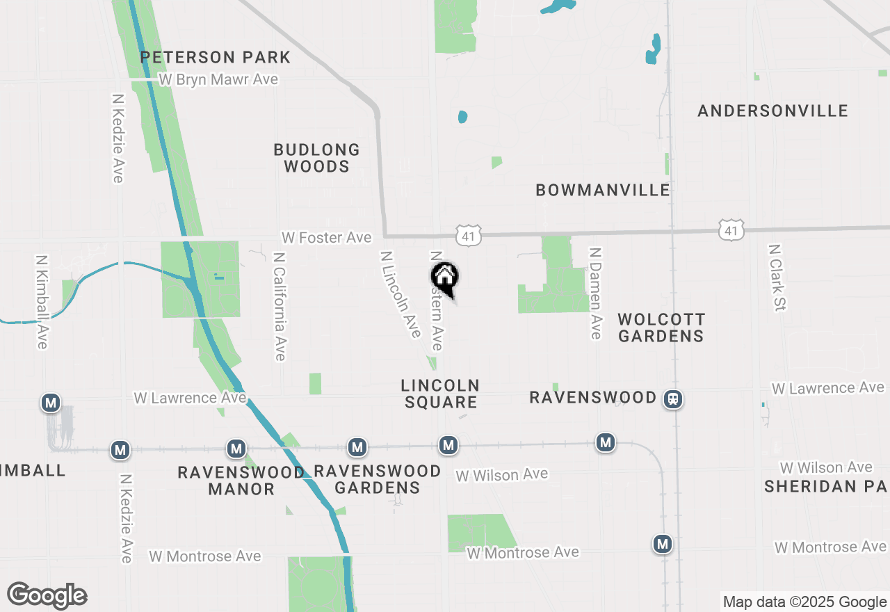 Map of 5011 N Western Avenue, Chicago, IL 60625