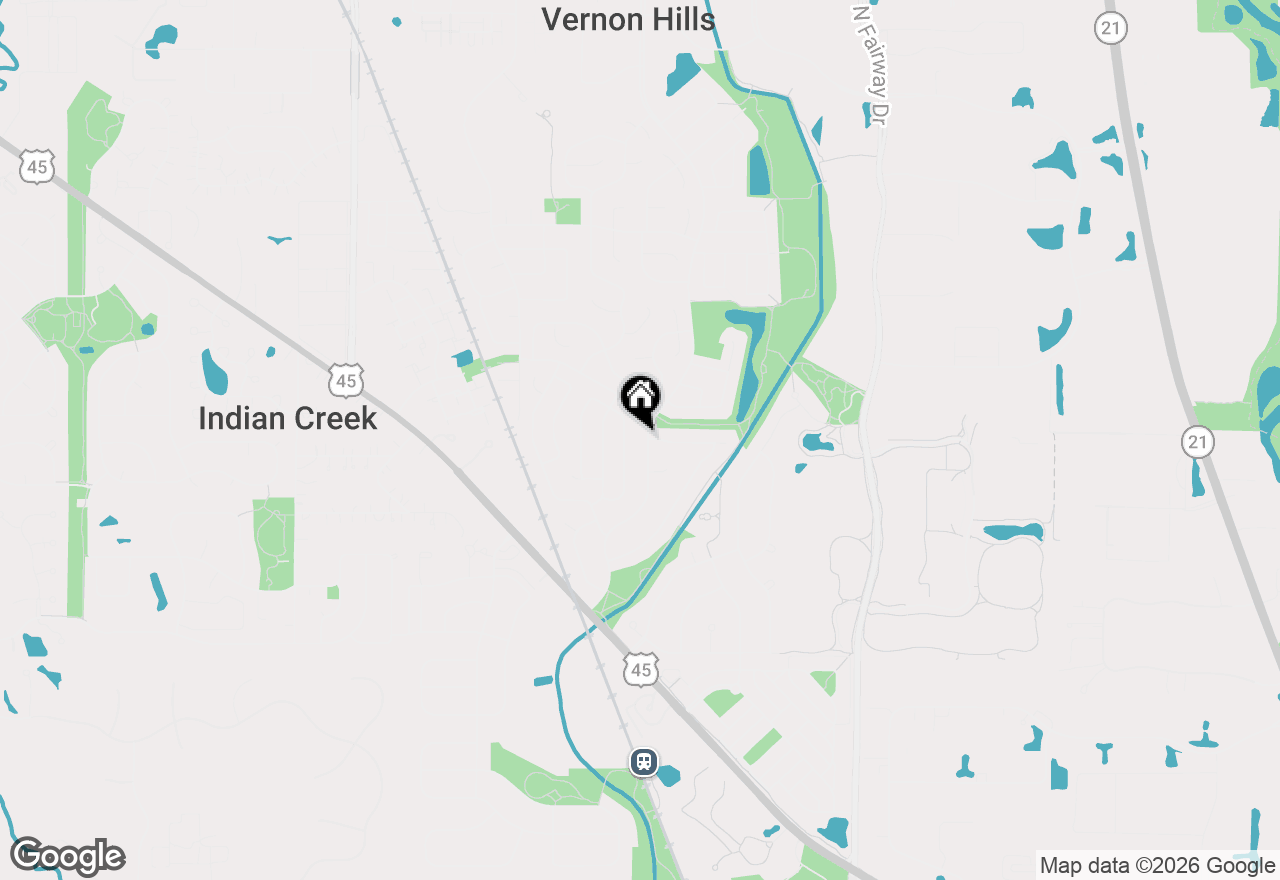 Map of 6 S Deerpath Drive, Vernon Hills, IL 60061
