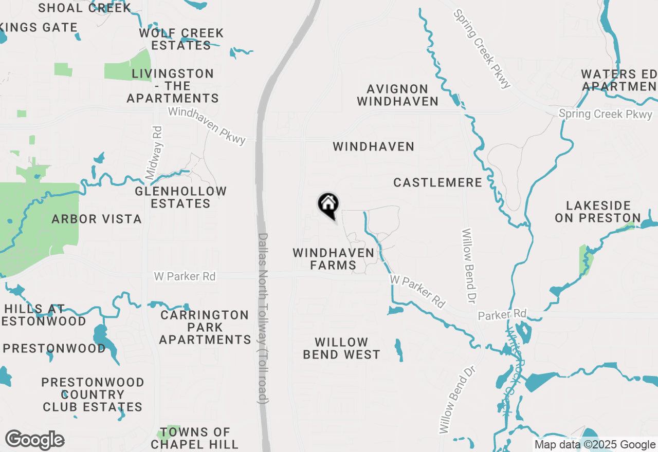 Map of 5913 Sandhills Circle, Plano, TX 75093