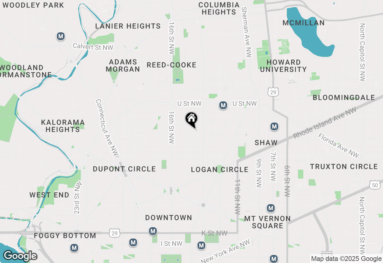 Map of 1424 S Street Nw, Washington, DC 20009