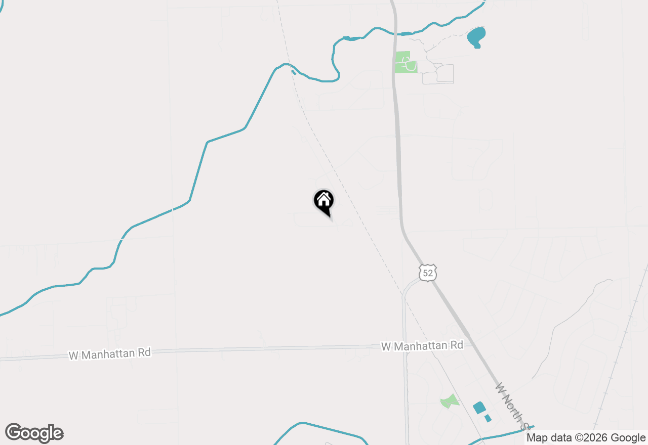 Map of 16256 W Pinto Lane, Manhattan, IL 60442