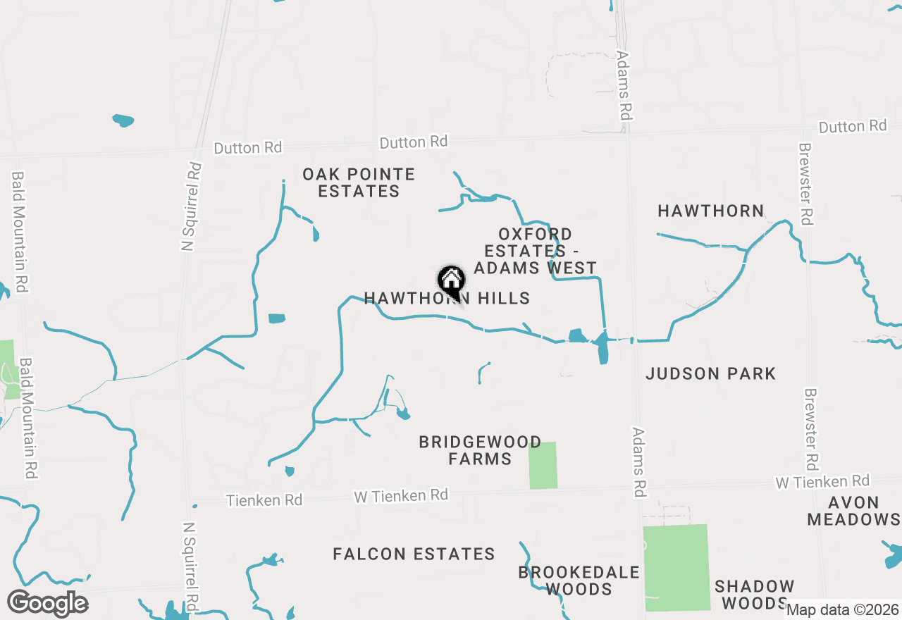 Map of 1680 Edinborough Drive, Rochester Hills, MI 48306