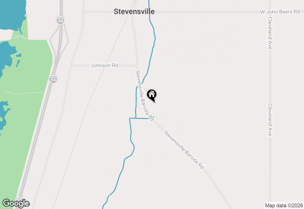 Map of 2600 Bell Circle, Stevensville, MI 49127