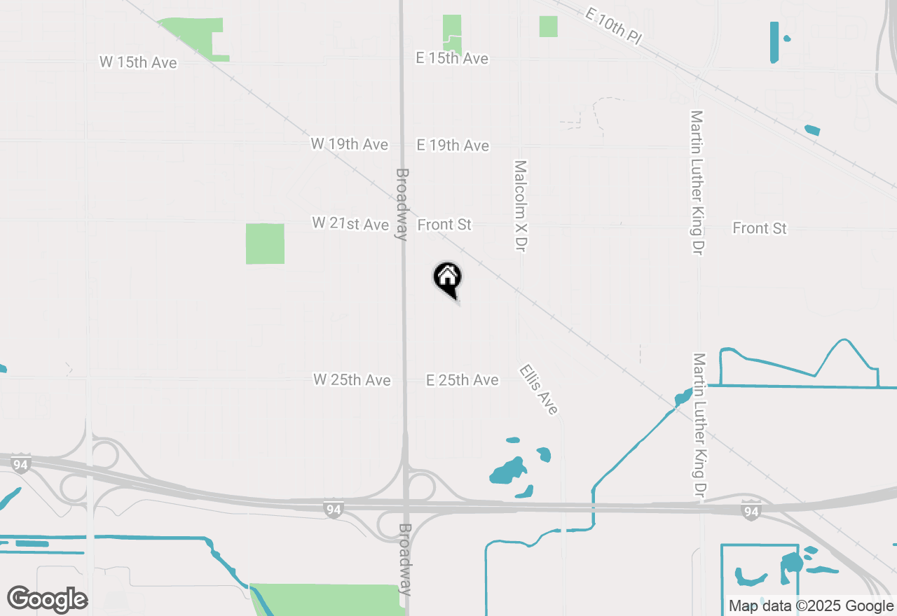 Map of 2309 Connecticut Street, Gary, IN 46407