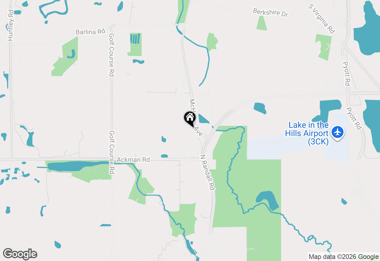 Map of 1212 Hillsborough Court, Crystal Lake, IL 60014