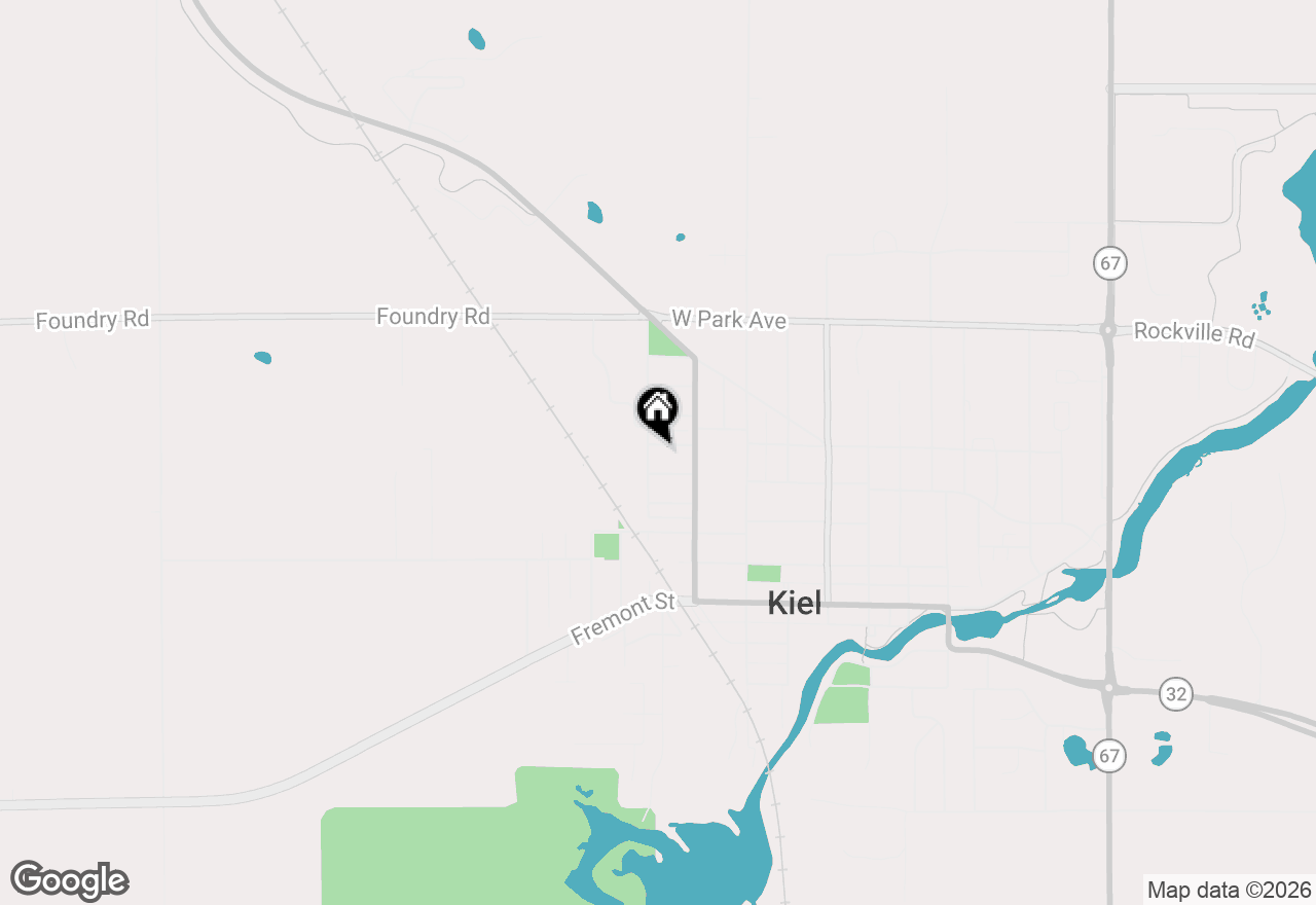 Map of 729 North St, Kiel, WI 53042