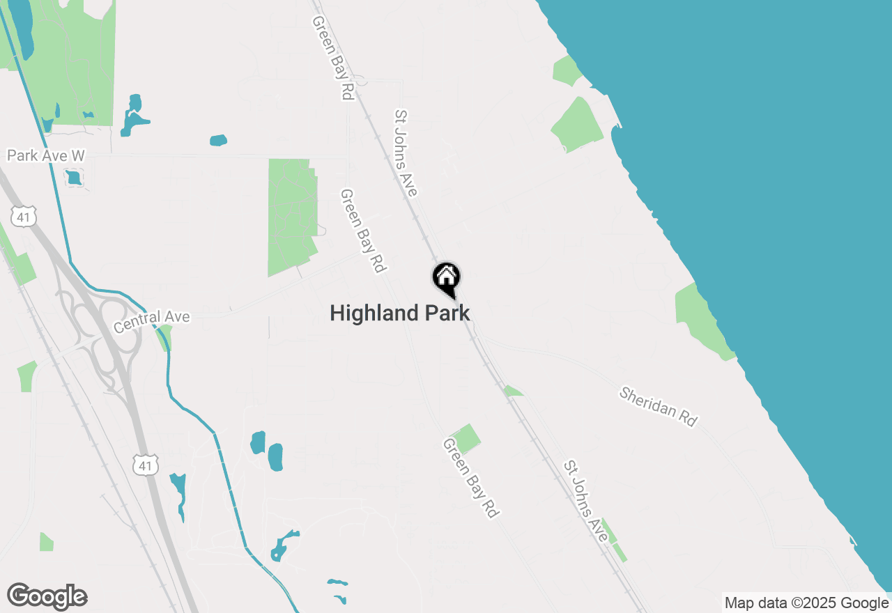 Map of 1601 Oakwood Avenue #406, Highland Park, IL 60035