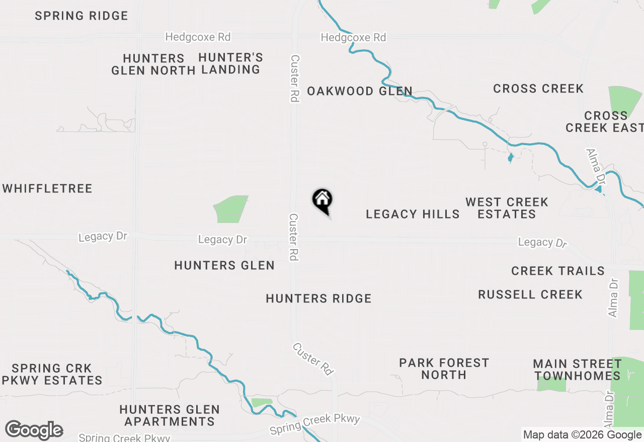 Map of 7032 Occidental Road, Plano, TX 75025