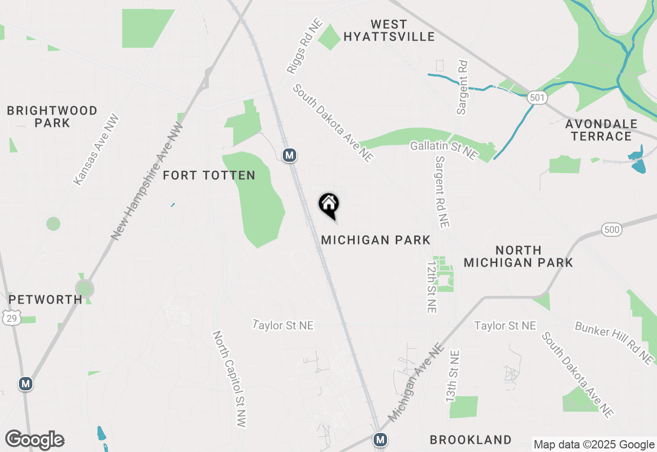 Map of 4717 6th Street Ne, Washington, DC 20017
