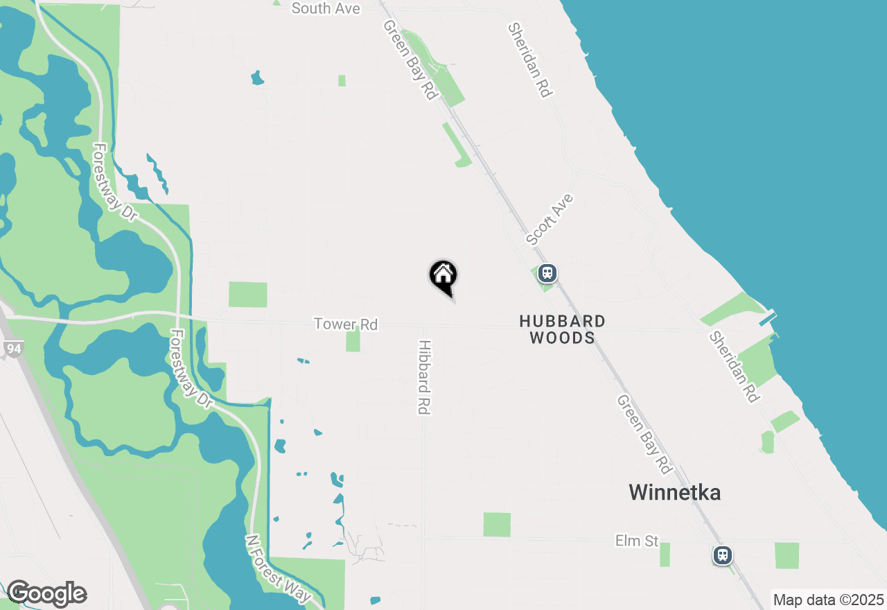 Map of 912 Forest Glen East Drive, Winnetka, IL 60093