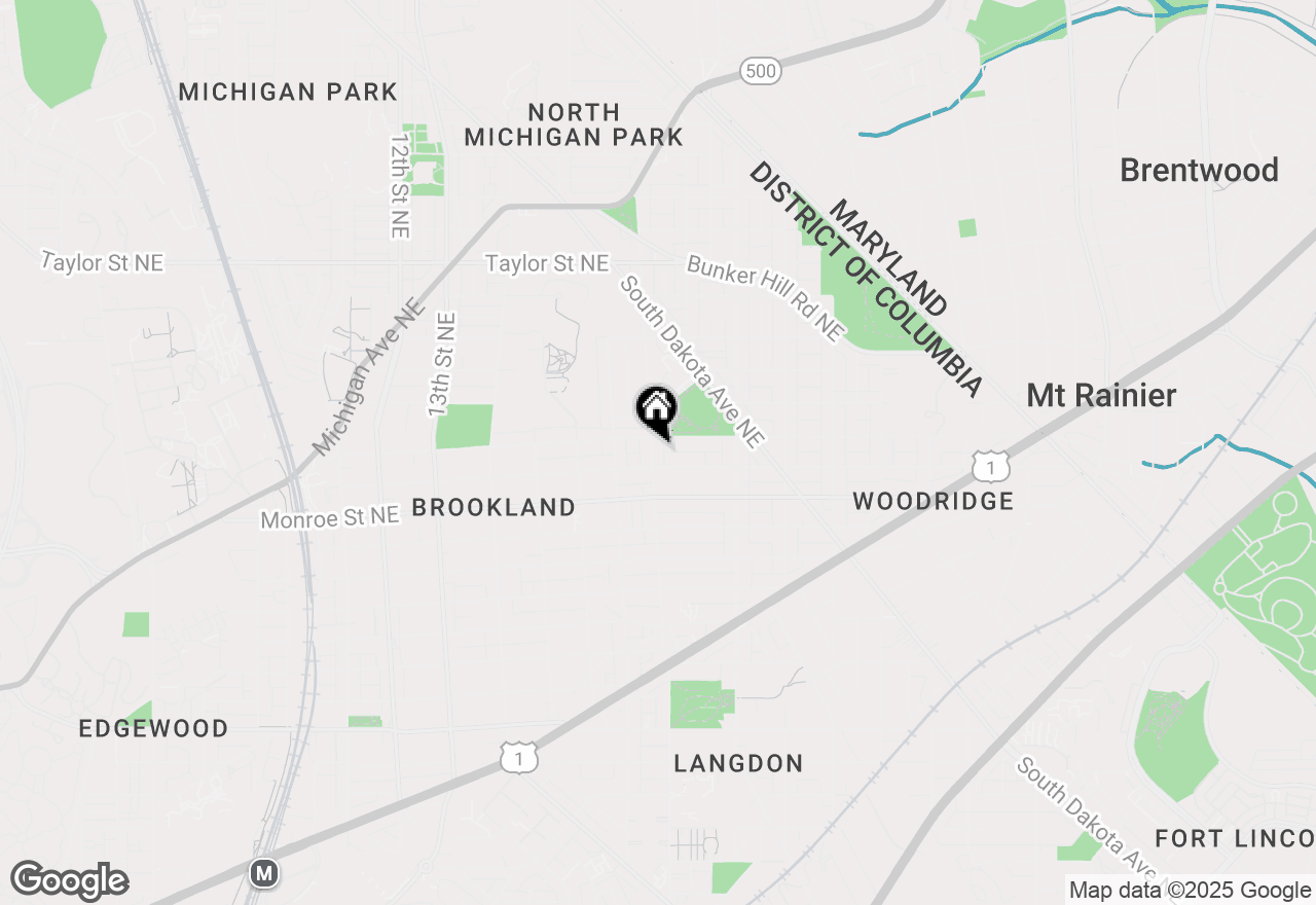 Map of 3615 18th Street Ne, Washington, DC 20018