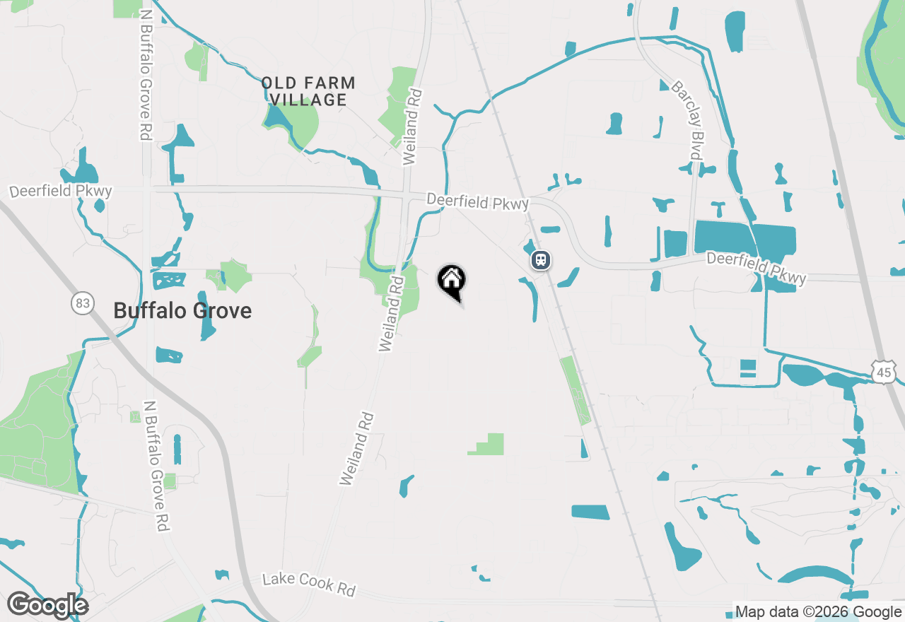 Map of 737 Joel Lane, Buffalo Grove, IL 60089