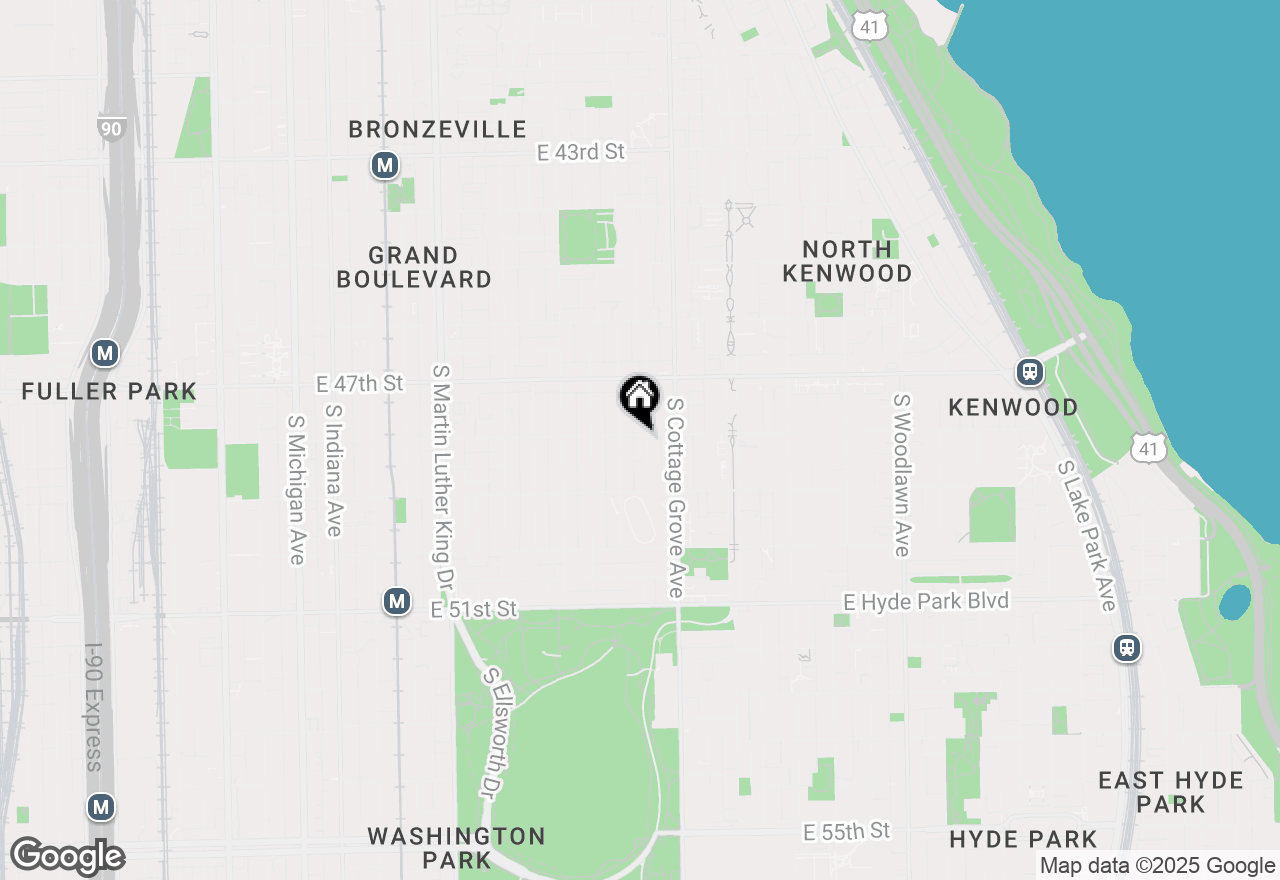 Map of 715 E 48th Street