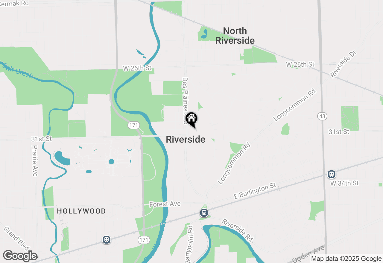 Map of 273 Desplaines Avenue, Riverside, IL 60546