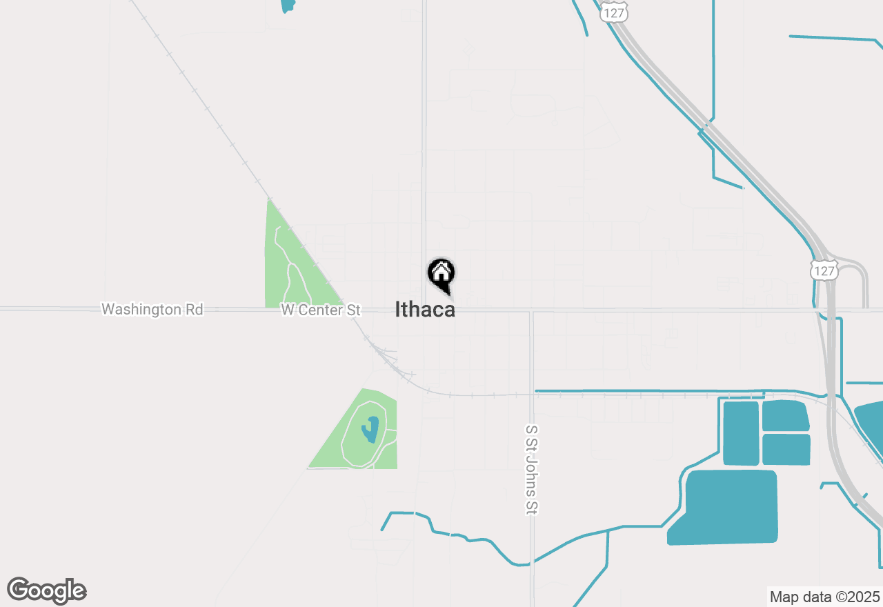 Map of 147 E Center Street, Ithaca, MI 48847