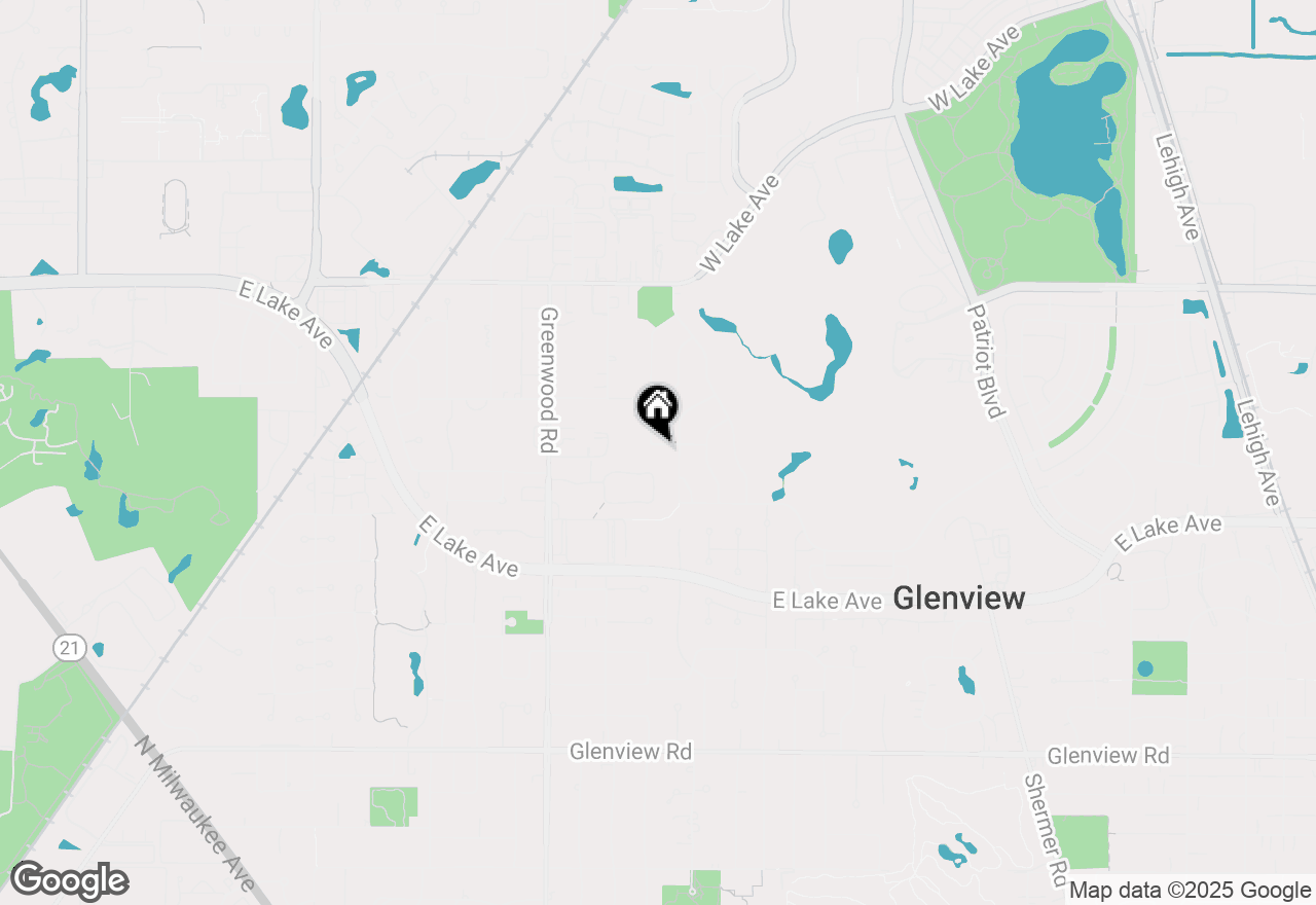 Map of 3081 Saratoga Lane, Glenview, IL 60026