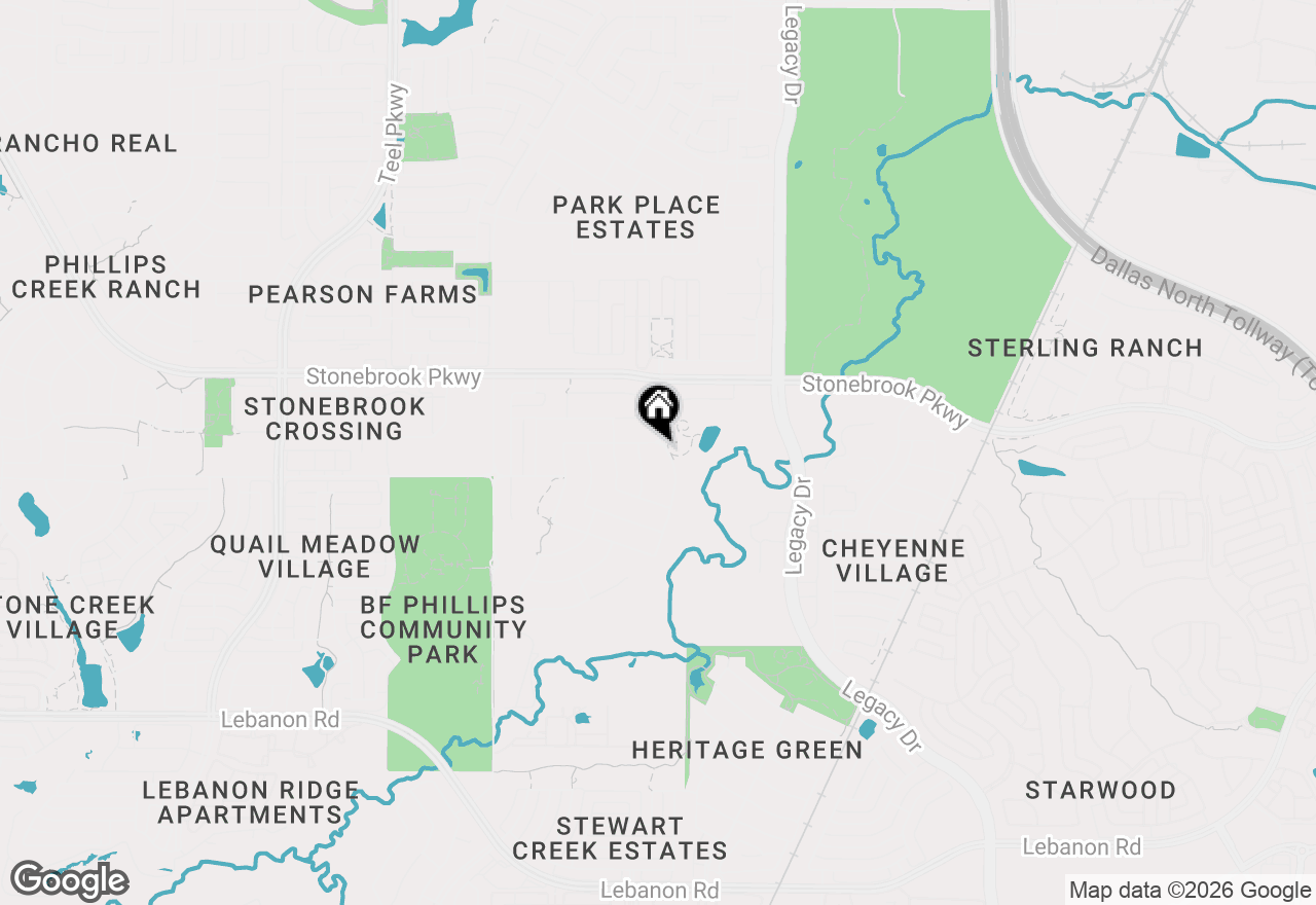 Map of 6281 Edgestone Drive, Frisco, TX 75034